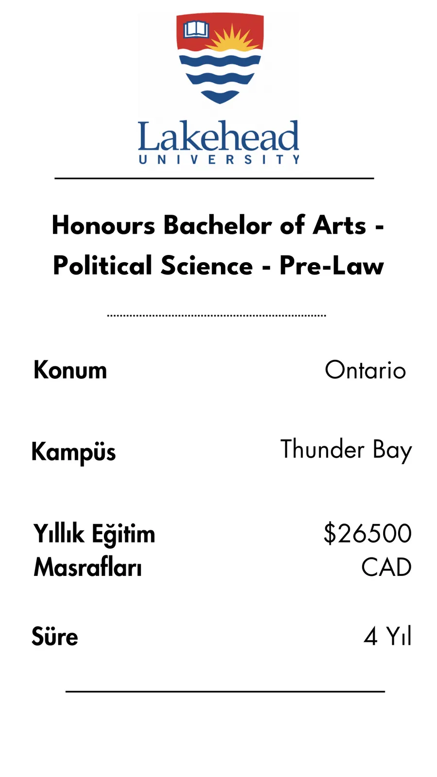 Kanada Hukuk Lakehead